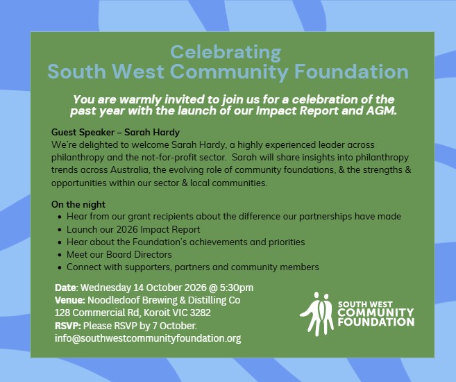 South West Community Foundation AGM Invitation